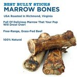 Bully Sticks Marrow Bones for Large Dogs – 3 Pack