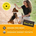 Beef Jerky Chewy Dog Treats with Bone Broth