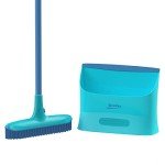 Spontex Indoor Rubber Broom & Dustpan Set for Pets
