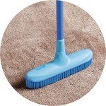 Spontex Indoor Rubber Broom & Dustpan Set for Pets
