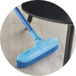 Spontex Indoor Rubber Broom & Dustpan Set for Pets