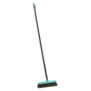 Soft Bristle Indoor Dog Sweeping Brush - Grey/Turquoise