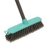 Soft Bristle Indoor Dog Sweeping Brush - Grey/Turquoise
