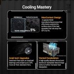 ASUS TUF Gaming GeForce RTX ™ 5070 12GB GDDR7 OC Edition Gaming Graphics Card (PCIe® 5.0, HDMI®/DP 2.1, 3.125-slot, Military-Grade Components, Protective PCB Coating, axial-tech Fans)