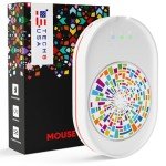 TECH8 USA Mouse Mover Device, Undetectable Mouse Jiggler for Laptops, PC, No Software, Random Movement, Patented, Designed, Engineered, Packaged in USA - 3D Hologram Glass