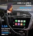 2 Pack 3ft Coiled USB C to C Charging Cable for iPhone 15, MacBook Pro 2020, iPad Pro 2020, iPad Air 4, Galaxy S23