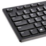 Amazon Basics Wired Keyboard, Full-Sized, QWERTY Layout, Black
