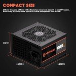 ARESGAME Power Supply 650W, 80 Plus Bronze Certified, Non Modular PSU (AGV650)