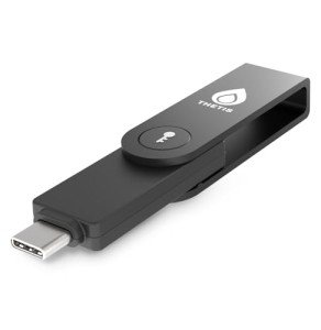 Thetis Pro-C FIDO2 Security Key Passkey Device with USB C & NFC, TOTP/HOTP Authenticator APP, FIDO 2.0 Two Factor Authentication 2FA MFA, Works with Windows/macOS/Linux/Gmail/Facebook/Dropbox/GitHub