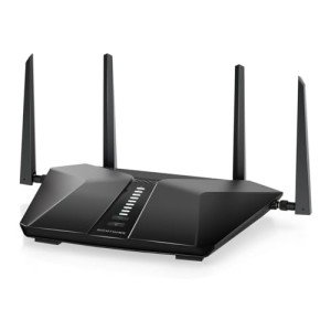 NETGEAR Nighthawk 6-Stream Dual-Band WiFi 6 Router (RAX54S) – Security Features, AX5400 Wireless Speed, Up to 5.4 Gbps, Covers up to 2,500 sq. ft., 25 Devices - 1-Year Armor Subscription Included