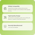 Yubico - YubiKey 5C NFC - Two-Factor authentication (2FA) Security Key, Connect via USB-C or NFC, FIDO Certified - Protect Your Online Accounts