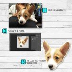 Upload Your Own Photo Custom Stickers - 15 Pieces Customized Cat, Dog, Pet Decals for Laptop, Tumbler, Car, Notebook, Window, Journal