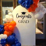 Tintisfafa Graduation Decal Sign for Backdrop, Congrats Grad Sign Graduation Stickers 2025 Congratulations Grad Vinyl Sign for Backdrop Congrats Grad Decal 2025