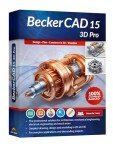 BeckerCAD 15 3D PRO - for Printing, Home Design, Floor Plan, Architecture, Engineering, Electric and more software compatible with AutoCAD for Win 11, 10, 8