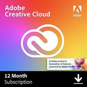 Adobe Creative Cloud | 20+ Creative Apps plus 100GB Storage | 12- Month Subscription with Auto-Renewal | PC/MAC