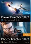 CyberLink PowerDirector and PhotoDirector 2024 Ultra | Easy AI Video Editing and AI Photo Editing Software for Windows | Slideshow | Screen Recorder [Retail Box with Download Card]
