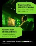 Webroot Antivirus for PC Gamers 2025 | 1 Device | 1 Year Download + System Performance Optimizer