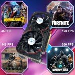 ZER-LON Radeon RX 590 8GB GME Graphics Card, 2304SP GDDR5 256 Bit PCIE 3.0X16 Computer Gaming Gpu, Dual Freeze Fans Video Card with HDMI/DP/DVI Ports Support 8K