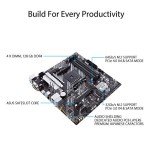 ASUS Prime B550M-A WiFi II AMD Micro ATX Motherboard with PCIe 4.0, WiFi 6, ECC Memory, HDMI 2.1, RGB Header