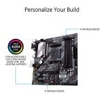 ASUS Prime B550M-A WiFi II AMD Micro ATX Motherboard with PCIe 4.0, WiFi 6, ECC Memory, HDMI 2.1, RGB Header