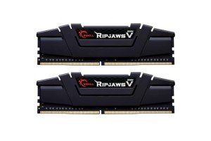 G.SKILL Ripjaws V Series (XMP) DDR4 RAM 32GB (2x16GB) 3200MT/s CL16-18-18-38 1.35V Intel AMD Desktop Computer Memory UDIMM - Black (F4-3200C16D-32GVK)