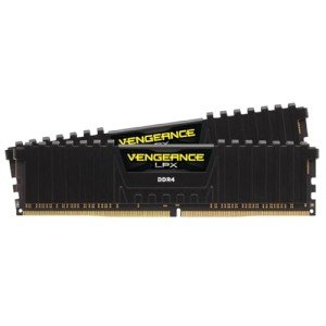 CORSAIR VENGEANCE LPX DDR4 RAM 16GB (2x8GB) 3200MHz CL16-18-18-36 1.35V Intel AMD Desktop Computer Memory - Black (CMK16GX4M2B3200C16)