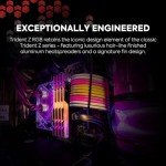 G.SKILL Trident Z RGB Series (XMP) DDR4 RAM 32GB (2x16GB) 3600MT/s CL18-22-22-42 1.35V Intel AMD Desktop Computer Memory UDIMM (F4-3600C18D-32GTZR)