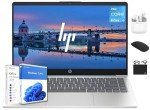 HP 14 Ultrabook Laptop Computer 2025 Premium Lifetime Office 2024, Copilot AI, 8-Core Intel Core i3, 32GB RAM, 1.5TB Storage (1TB SSD + 500GB Ext), Wi-Fi 6, Long Battery, Win 11 Pro, HubxcelAccessory