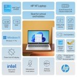 HP 14 Ultrabook Laptop Computer 2025 Premium Lifetime Office 2024, Copilot AI, 8-Core Intel Core i3, 32GB RAM, 1.5TB Storage (1TB SSD + 500GB Ext), Wi-Fi 6, Long Battery, Win 11 Pro, HubxcelAccessory