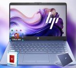 HP 14 Ultrabook • Back to School Limited Edition with Microsoft 365 • Intel 4-Core CPU • 16GB RAM • 1600GB Storage (64GB OnBoard withHP 512GB P500 Portable SSD + 1TB OneDrive) • Royal Blue • Win 11