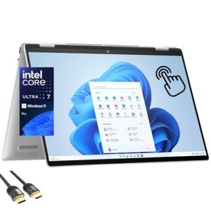 HP Envy 2-in-1 Laptop, 16" WUXGA IPS Wide Ultra Touchscreen Display, Intel Core Ultra 7 155U (Up to 4.8GHz), 16GB DDR5, 1TB PCIe SSD, Backlit KB, TB 4, WiFi 6E, Webcam, PDG HDMI Cable, Win 11 Pro