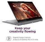 Lenovo Yoga 7 7i 2-in-1 Laptop (16" FHD+ Touchscreen, AMD Ryzen 7 8840HS (Beat i7-1355U), 16GB DDR5 RAM, 1TB SSD) AI PC, Backlit, Fingerprint, FHD IR Webcam, Win 11 Pro w/ Copilot, Arctic Grey