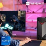 Acer Nitro 50 N50-656-UR16 Gaming Desktop | Intel Core i7-14700F 20-Core Processor | NVIDIA GeForce RTX 4060 | 16GB DDR5 5600MHz | 1TB PCIe Gen 4 SSD | Intel Wi-Fi 6E AX211 | Windows 11 Home