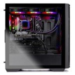 Skytech Rampage Gaming PC Desktop, Ryzen 7 9700X 3.8 GHz (5.5GHz Turbo Boost), NVIDIA RTX 5070 Ti 16GB GDDR7, 1TB Gen4 SSD, 32GB DDR5 RAM 5600 RGB, 850W Gold PSU, 360mm ARGB AIO, Wi-Fi, Win 11