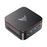 KAMRUI Mini PC Computer, Intel Processor N97 (up to 3.6 GHz), 16GB DDR4 RAM 256GB M.2 SSD, Mini Desktop Computer Support Dual 4K, WiFi, Bluetooth, Ethernet, HTPC for Business, Education, Home