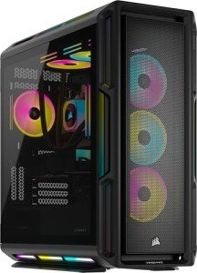 Corsair Vengeance i8200 Gaming PC – Liquid Cooled Intel® Core™ i9 14900KF CPU – NVIDIA GeForce RTX 5080 GPU – 64GB Dominator Titanium RGB DDR5 Memory – 2TB+2TB M.2 SSD – Black