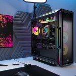Corsair Vengeance i8200 Gaming PC – Liquid Cooled Intel® Core™ i9 14900KF CPU – NVIDIA GeForce RTX 5080 GPU – 64GB Dominator Titanium RGB DDR5 Memory – 2TB+2TB M.2 SSD – Black