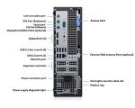 Dell OptiPlex 7070 SFF Desktop Computer PC, Intel 8 Core i7-9700 3.0GHz up to 4.70GHz,32GB DDR4 Ram New 1TB NVMe M.2 SSD,AX210 Built-in WiFi 6E,Windows 11 Pro, Wireless Keyboard & Mouse (Renewed)
