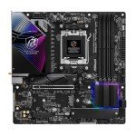 ASRock AMD B850M Phantom Gaming Riptide WiFi 7 Socket AM5 Ryzen 9000, 8000 and 7000 Series DDR5 B850 up to 8000+ (OC) MHz 256GB Micro ATX Motherboard M.2 SATA3 6.0 Gb/s PCIe 5.0 BIOS Flashback