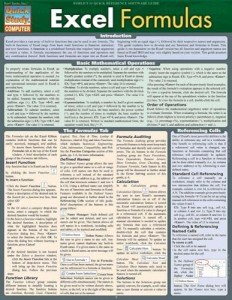 Excel Formulas QuickStudy Laminated Study Guide (QuickStudy Computer)