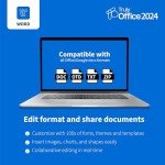 TrulyOffice 2024 Family Lifetime License for Windows | 4 in 1 All Access TrulyOffice Suite | Words, Sheets, Slides, and Cloud | 5 Users | Physical Activation Card