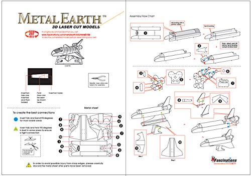 Metal Earth Space Shuttle Discovery Model Kit