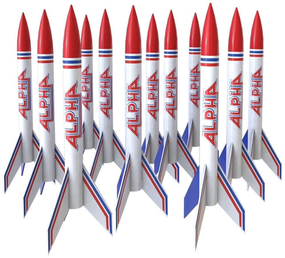 Estes Alpha Rocket Bulk Pack of 12