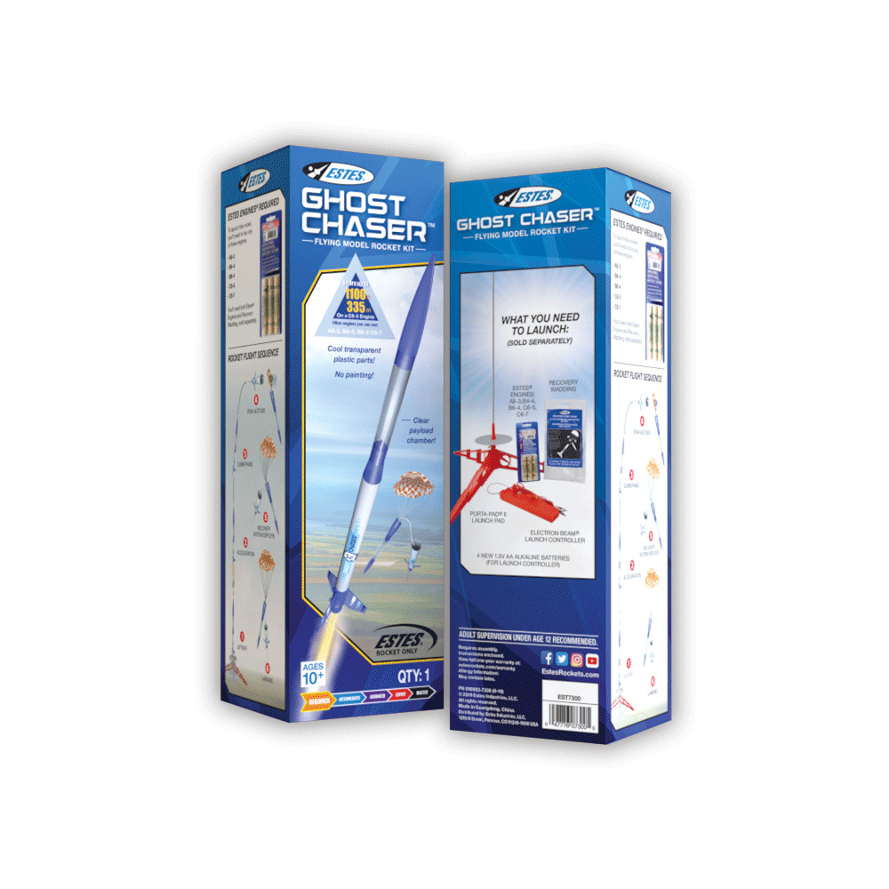 Estes Ghost Chaser Beginner Rocket Building Kit
