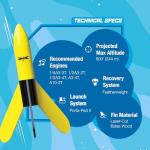Estes Mini Mosquito Rocket Kit for Science Lovers
