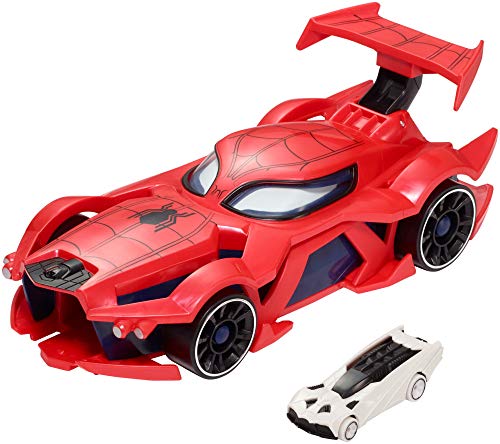 Hot Wheels Marvel Spider-Man Web Car Launch [Amazon Exclusive]
