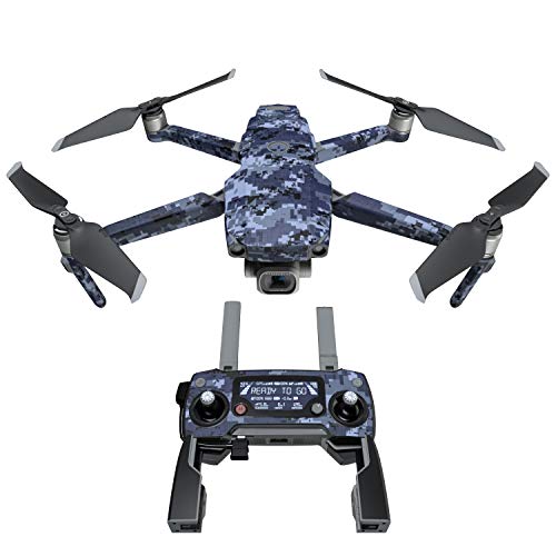 Digital Navy CamoDecal Kit for DJI Mavic 2/Zoom Drone - Includes 1 x Drone/Battery Skin + Controller Skin