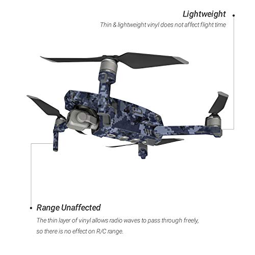 Digital Navy CamoDecal Kit for DJI Mavic 2/Zoom Drone - Includes 1 x Drone/Battery Skin + Controller Skin
