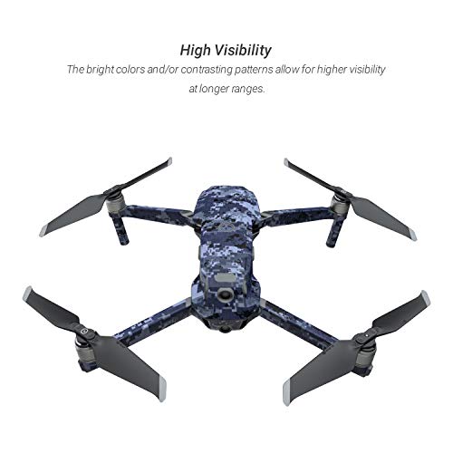 Digital Navy CamoDecal Kit for DJI Mavic 2/Zoom Drone - Includes 1 x Drone/Battery Skin + Controller Skin
