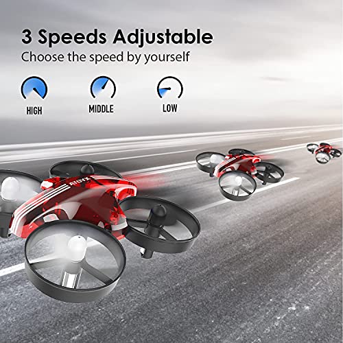 Mini Drones for Kids and Beginners Remote Control Toys, Quadcopter 2.4Ghz 6-Axis Gyro 4 Channels, Remote Control Helicopter is Best Kid Toys Gift (AT-66)